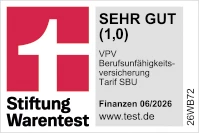 Stiftung Warentest SBU sehr gut