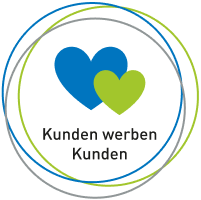 Zwei farbige Herzen Zwei farbige Herzen